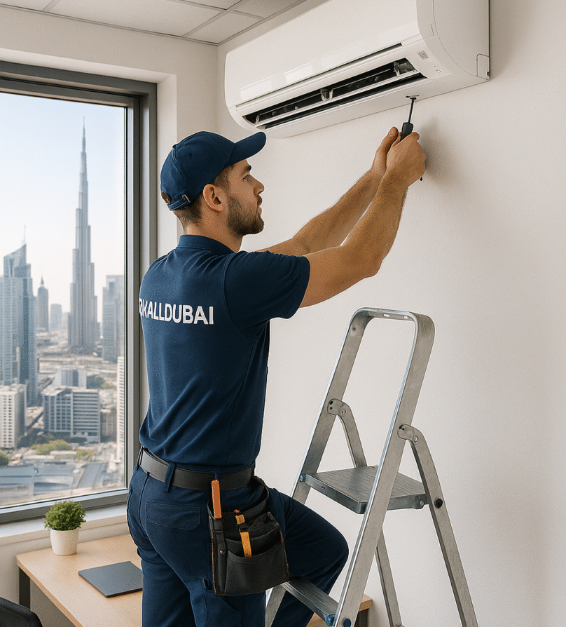 20250928_0547_Installing Office Air Conditioner_simple_compose_01k685pdhbe9gv941fya6j721v